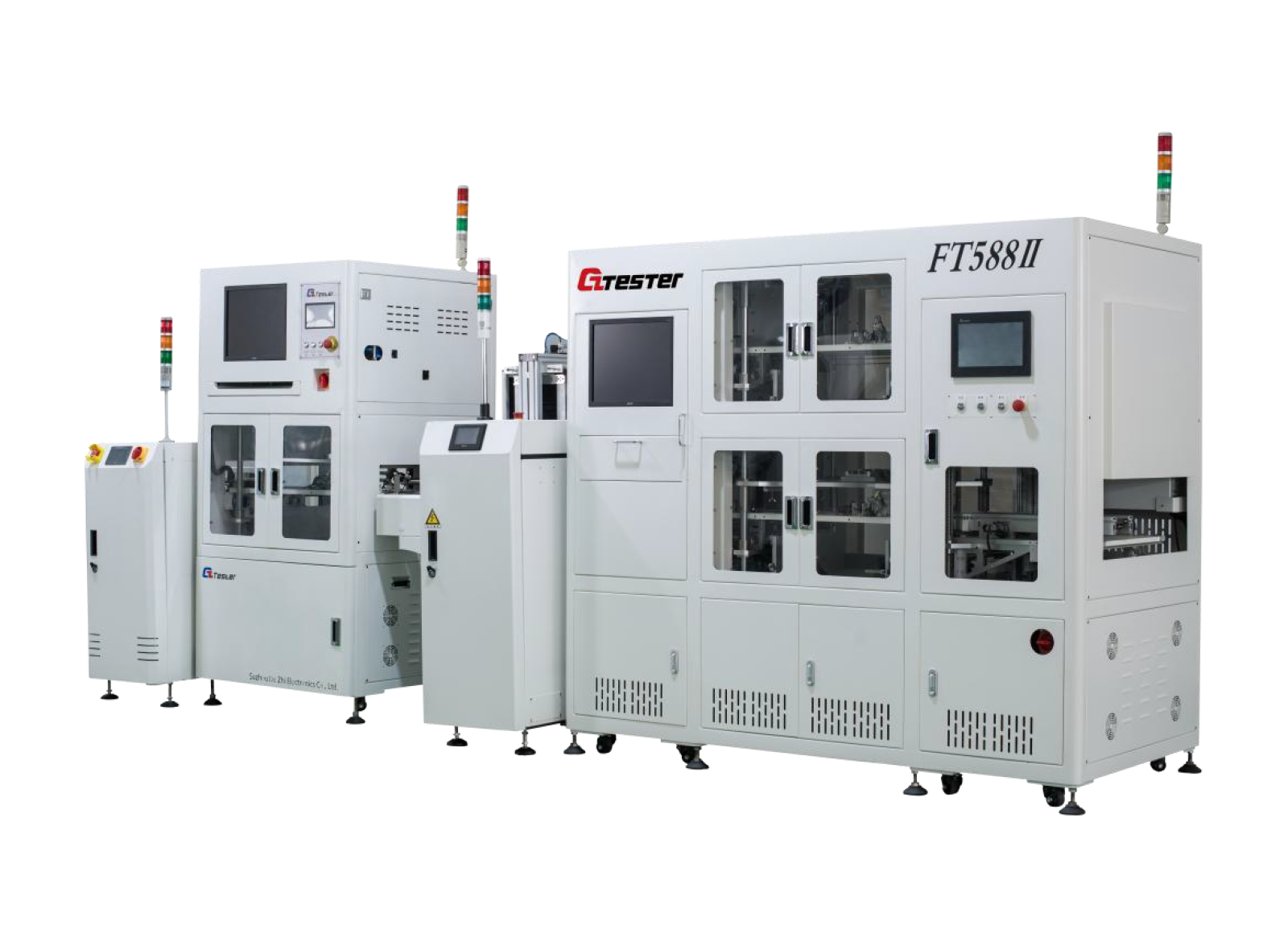 IN Line ICT+雙層 FCT 自動(dòng)測(cè)試線